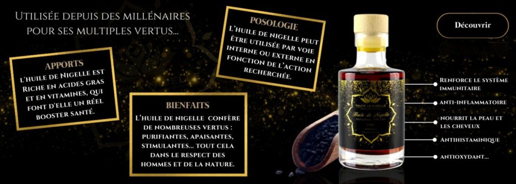 huile végétale de nigelle pure